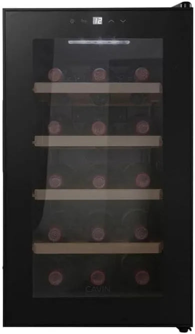 Cavin, Barové chladničky, Oddělený Víno Lednička - Severní kolekce 15 Černé, 15 Lahvičky, Termoelektrické, Černá, 15 L, 26 dB, 36 cm