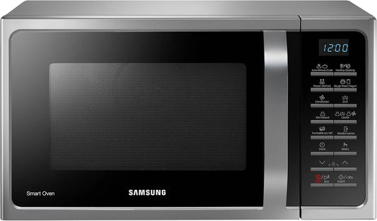 Samsung, Mikrovlnné trouby s grilem, mikrovlnná trouba Mwo Combi šedá, 900 W, 1500 W, 28 L