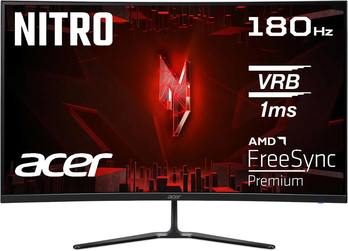 Acer ED320QRS3, Monitory, Nitro Gaming Monitor 32 palců (80 cm) Full HD, 180Hz, zakřivený, Černá, 3 G, 80 cm, Full HD