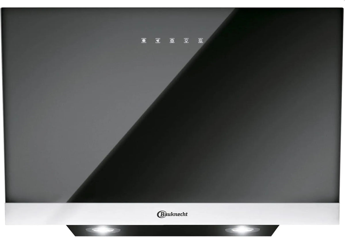 Bauknecht, Nástěnné digestoře, rozsah kapota DBHVP 83 LT K / zeď kapota / bezhlavý rozsah kapoty zeď / 80cm /, Černá / stříbrná, 83 L, 80cm, 4 v