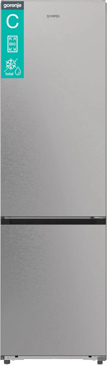 Gorenje 8cm/Grau C/34dB/413, Kombinované chladničky s mrazákem, NRB620C6X4WFE Lednička / Freestanding / EEK: C / 34dB / 413 litru / ConnectLife /
