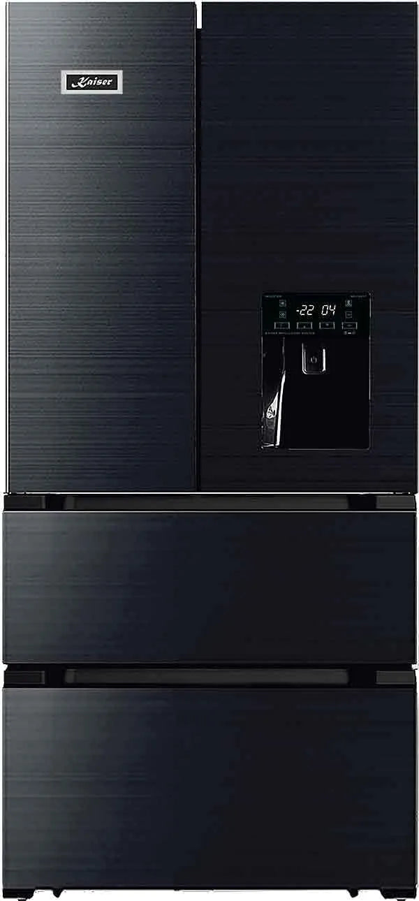 Kaiser, Kombinované chladničky s mrazákem, Side- by- boční chladnička KS 80420 RS Schwarz + IceBox, Černá, 183 cm, 6 cm, 0 × 83, 6 × 70
