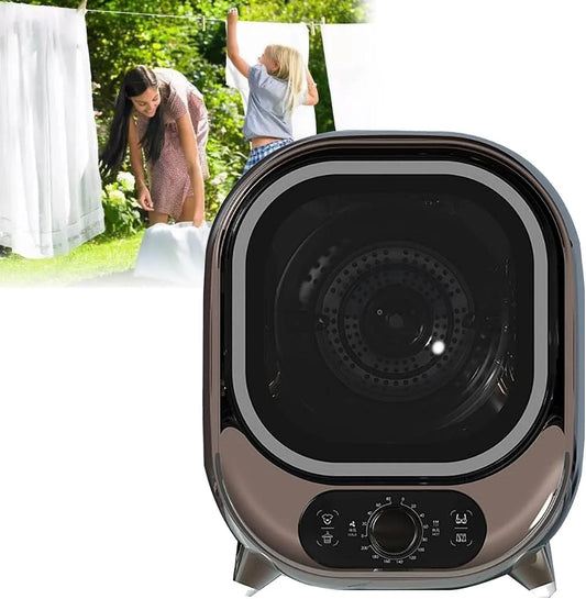 XDLYWUZIQ 450-W-Kondensationsw, Sušičky s tepelným čerpadlem, Elektrická přenosná Mini Sušička prádla, Přenosná 450W Kondenzace dresser, Hnědá