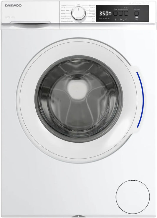 SHARP WM-FBR9594W0A-DE, Pračky, Daewoo Pračka přední nakladač, A, 9kg, 1400 ot. / min, 15 programů s krátkým, Bílá, 9594W