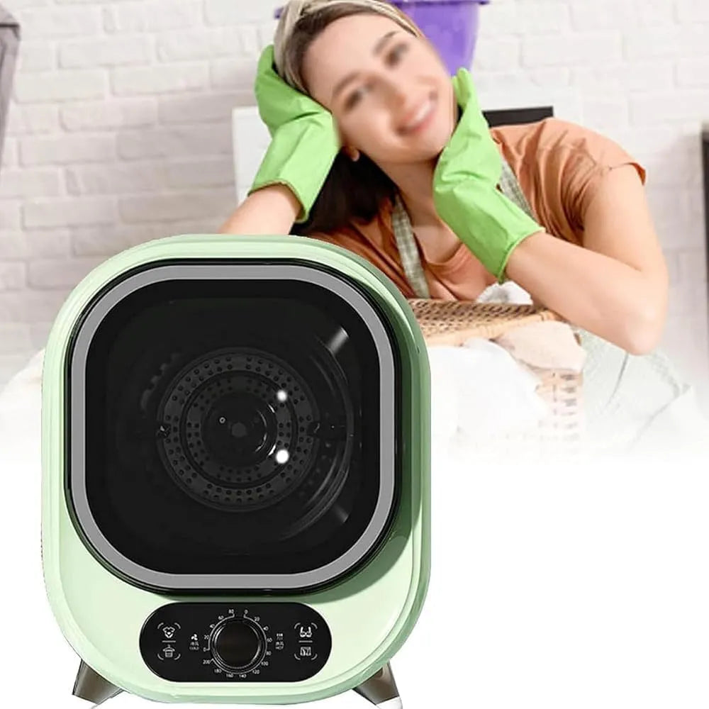 GQQDDD, Pračky se sušičkou, Sušička na oblečení, přenosná kondenzátorová sušička, přenosná, zelená, 5, 1 kg, 0, 8 kg, 450 W, 38cm