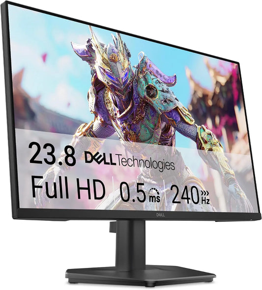 Dell SE2426HG, Monitory, 24 Gaming Monitor, Full HD (1920x1080), 240Hz, Rychlé IPS, Černá, 24 G, Full HD, 1920x1080