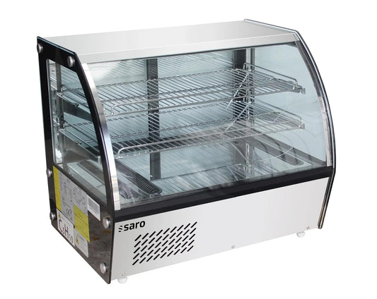 Saro, Příslušenství pro prodej potravin, chladicí vitrína 115 litrů, model LISTETTE 120, Černá, 115 l, 2 v, 230 V, 50 Hz
