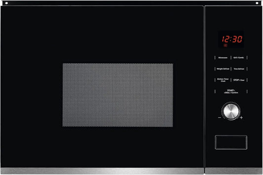 AEG MBK2051-M, Mikrovlnné trouby s grilem, built-v mikrovlnné troubě s grilem Schwarz, Černá, 800 W, 1000 W, 20 l, 255 mm