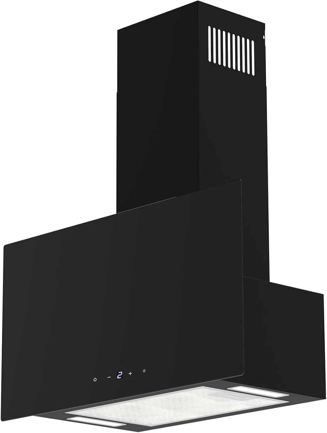 respekta CH27060S-20, Nástěnné digestoře, Lio Bezhlavý rozsah kapoty 60 cm / s plochým sklem vpředu / v černém / Třída, Černá, 60 cm, 57 dB