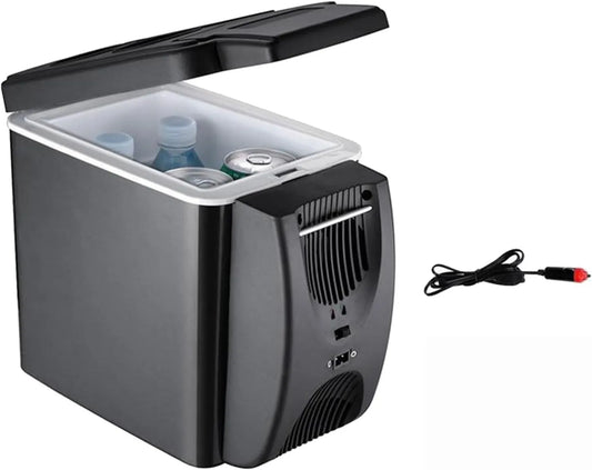 Generisch 12-V, Chladničky, Generic Compact Lednice s kapacitou 6 L, Dva způsoby, jak používat chlazení a, Bílá, 6 L, 12V