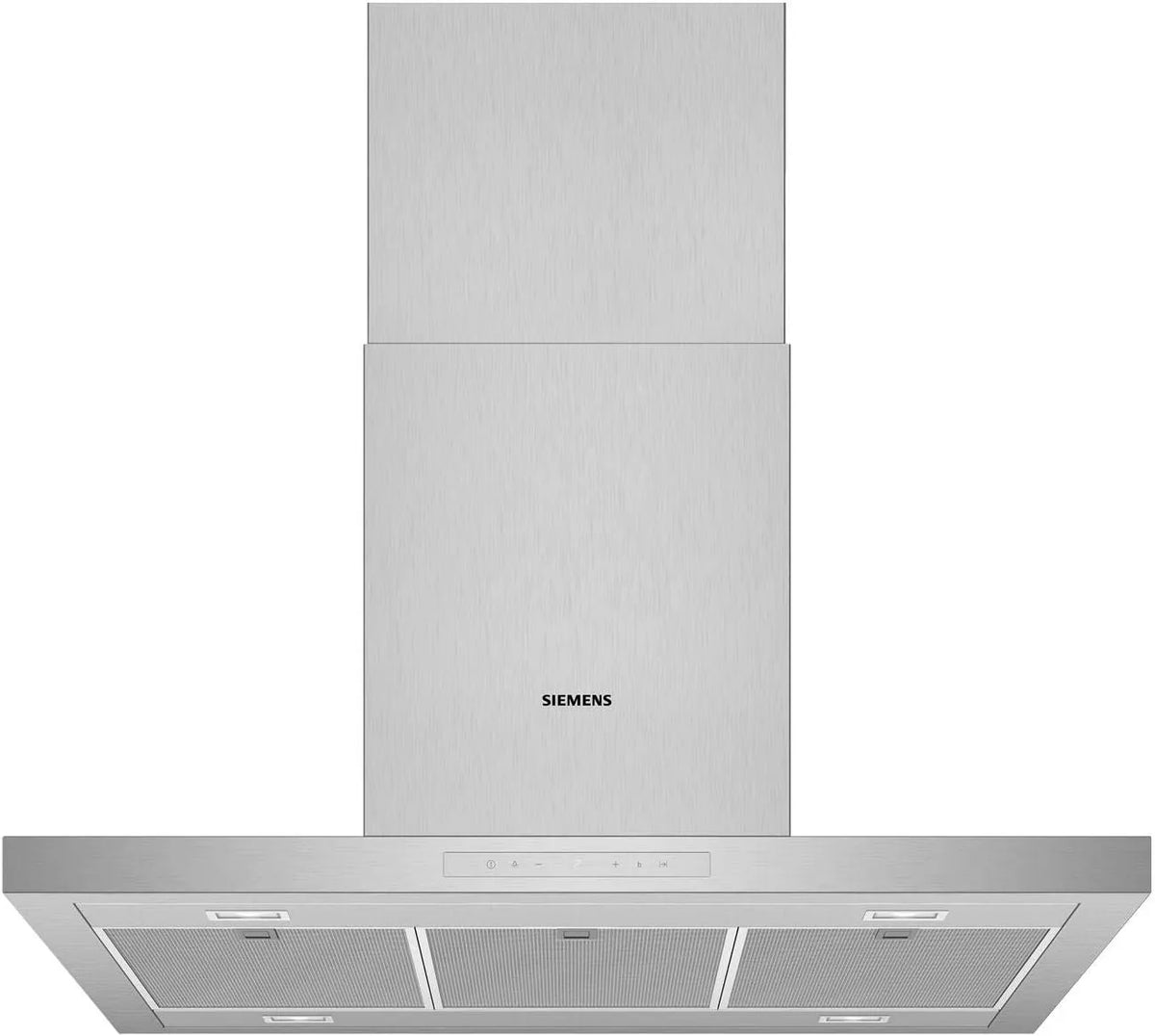 Siemens iQ500 LF97BCP50, Ostrůvkové digestoře, Integrovaná ostrovní kapota 90 cm nerezová ocel, Stříbrná, 90 cm, 1, 5 w