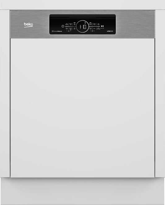 Beko BDSN38440X, Myčky nádobí, 60 cm, built- in myčka nádobí 60 cm částečně integrované, pro 14 tail-made podlahy, 3, Černobílé, 8 x 59