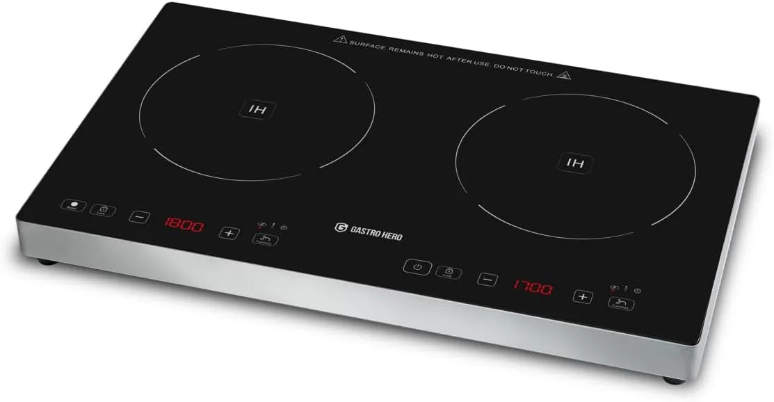 GastroHero IKE2H35, Varné desky, Double induction ploténka 3500 W, Černá, 3500 W, 35 G