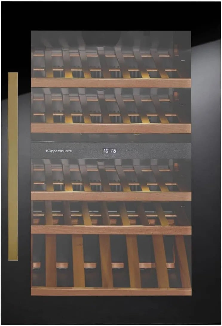 Küppersbusch K-Series.8, Vestavné vinotéky, FWK 2800.0 S4 Instalace vinného klimatického boxu černá / Gold, Černá / zlatá, 87, 8 cm